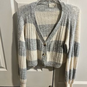 Striped Cardigan sweater